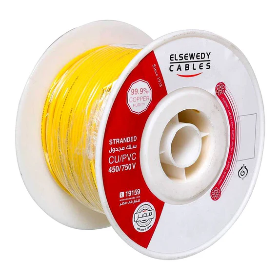 سلك نحاس CU / PVC مجدول 1 مم مجدول 1 مم