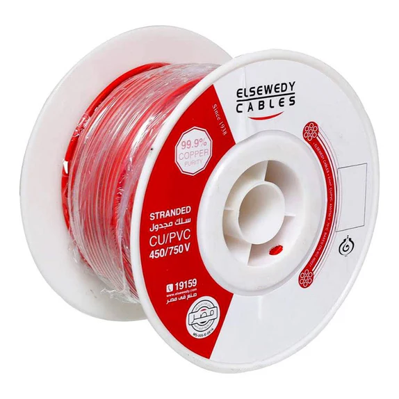 سلك نحاس CU / PVC مجدول 2 مم مجدول 2 مم