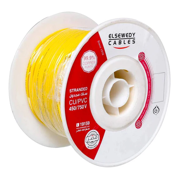 سلك نحاس CU / PVC مجدول 4 مم مجدول 4 مم