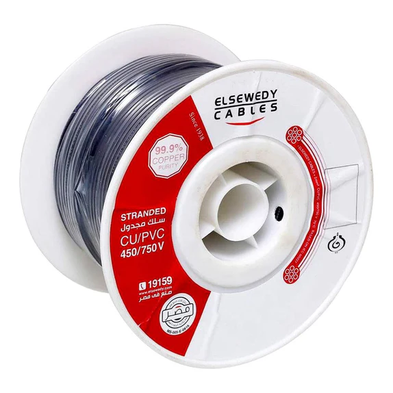 سلك نحاس CU / PVC مجدول 4 مم مجدول 4 مم