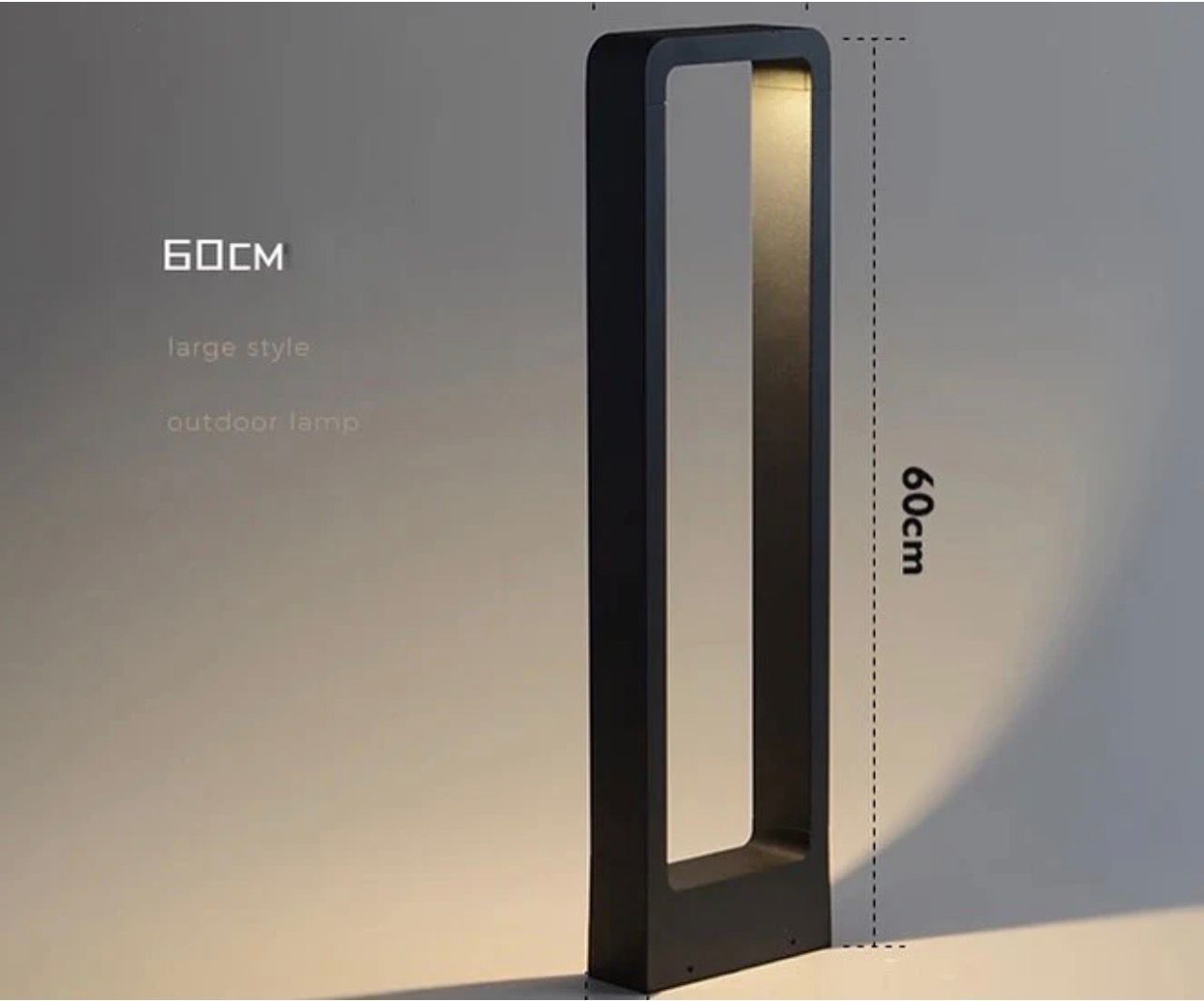 بولارد 60 سم اضاءه حدائق