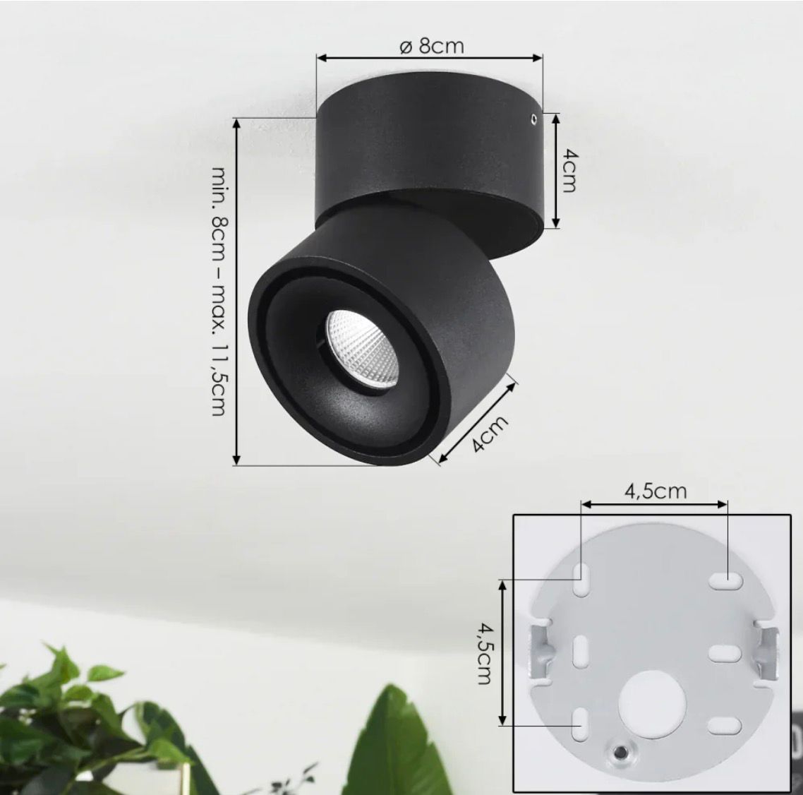 سلندر 30 وات متحرك 360َ